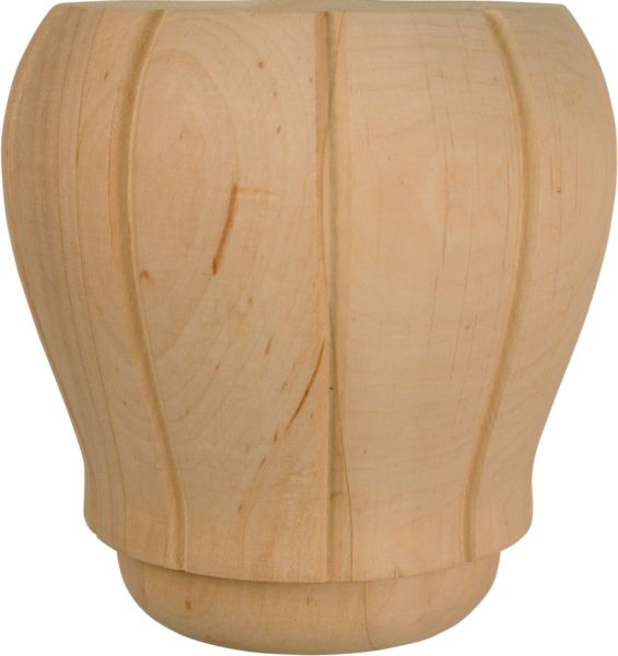 Möbelfüße Holz, Holzfuß antik, Möbelfuß Holz antik, Erle, 10 cm